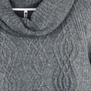 Like 🆕 Leo & Nicole Gray Knit Cowl Neck Sweater